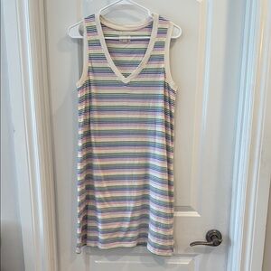 💖Pact Organic Cotton Multicolor Striped Dress💖